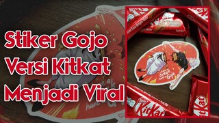 Stiker Gojo Dari Anime Jujutsu Kaisen Versi Kitkat Menjadi Viral