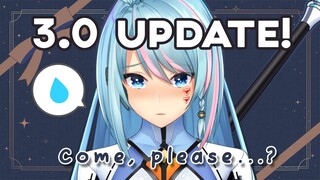 AZURA CECILLIA 3.0 BRUSHUP UPDATE! More expressions! More movements! More...?