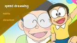 ∆   Doraemon     ∆  Nobita [speed drawwing]