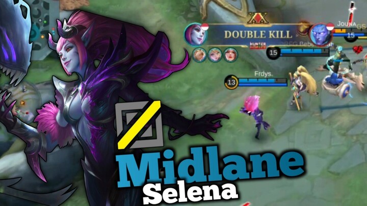 Sekarang selena lebih enak midlane - Mobile Legends