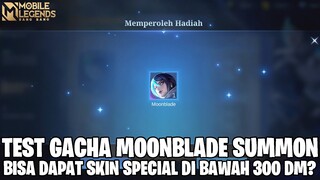 MARI TEST DROP RATE MOONBLADE SUMMON - APAKAH SKIN SPECIAL BENEDETTA MURAH IS RILL?!? MOBILE LEGEND