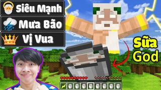 Vinh Uống Sữa Của God Tập 11 : UỐNG SỮA TẤT CẢ ĐỘNG VẬT TRONG MINECRAFT* Vị Thần Quá Mạnh Luôn 😙😁