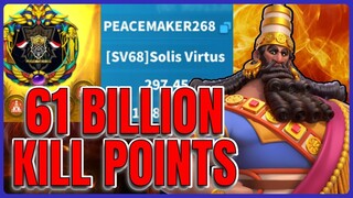 PEACEMAKER268 Account Update (61 BILLION KP KRAKEN) Rise of Kingdoms