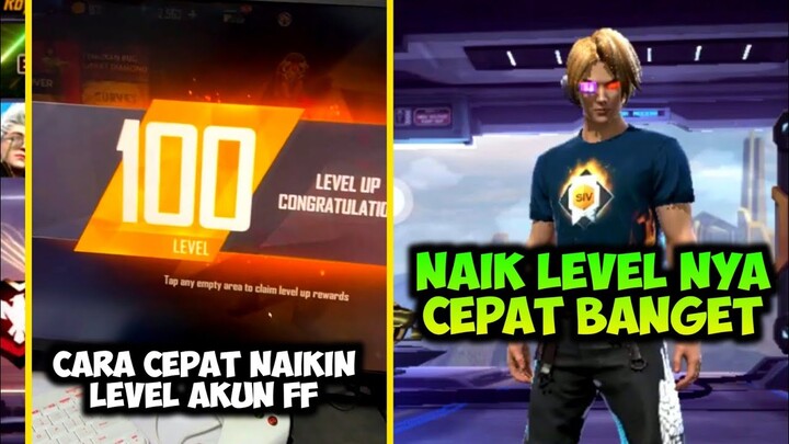 CARA MENAIKKAN LEVEL AKUN FREE FIRE DENGAN CEPAT 🧐🔥