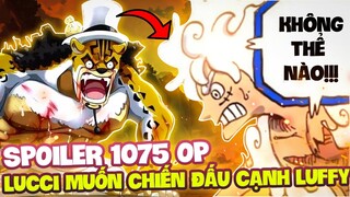 SPOILER 1075 OP | LUCCI MUỐN CHIẾN ĐẤU BÊN CẠNH LUFFY?!