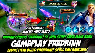 URUTAN COMBO FREDRINN❗ ITEM & BUILD FREDRINN TERSAKIT 2023❗ TUTORIAL CARA MAIN & GAMEPLAY FREDRINN