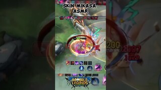 Fanny Skin Mikasa ASMR 😱😱 #short #mobilelegend #mlbb