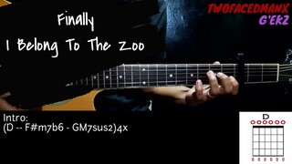 Finally - I Belong To The Zoo (Guitar Cover With Lyrics & Chords)