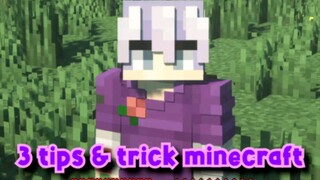 3 Tips & Trick Minecraft Bagi Pemula