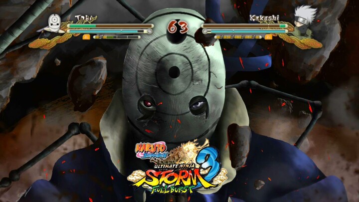 Mencoba Karakter Tobi vs Kakashi - Naruto Storm 3