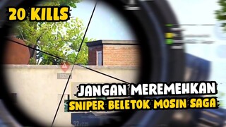 BARU KALI INI PAKE MOSIN SAGA BISA SE-ONFIRE GINI, 20 KILLS