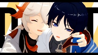 【原神MMD/枫散】看见这样美丽的散宝，自然会产生想超一超的想法吧