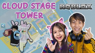 หอคอยก้อนเมฆ สีสวยสดใส ชวนฝัน Cloud Stage Tower [ Roblox ]