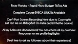 Ricky Mataka course - Rapid Micro Budget TikTok Ads download