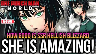 One Punch Man World - SSR Hellish Blizzard Is Amazing! *Showcase*