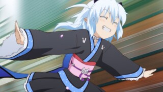 The male protagonist deserves to be single. A loli in kimono falls from the sky and he kicks her awa