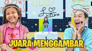 24 JAM LEIKA JADI JUARA 1 MENGGAMBAR 🥳🤩😍 DRAW OR DIE [ROBLOX INDONESIA]