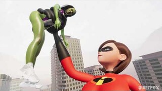 She-Hulk VS  Elastigirl