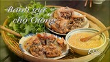 Bánh giá chợ Giồng- đặc sản Gò Công -Khói Lam Chiều #33 | Bean sprouts cake in Tien Giang province
