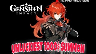 UNLUCKIEST 1000$ SUMMON| GENSHIN IMPACT