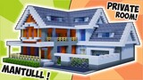 Cara Membuat Rumah Modern House Perumahan + Ruangan Rahasia ! || Minecraft Modern Pt.16