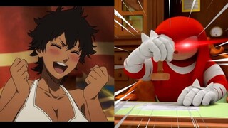 Knuckles rates Black Clover female characters crushes