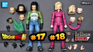 Bandai ANDROIDES 17 e 18 SH Figuarts Dragon Ball Super Unboxing e Review BR / DiegoHDM