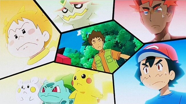 Ash mengajak teman-teman Alola-nya untuk bermain di region Kanto, dan ternyata Pokémon di kedua regi