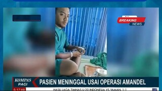 Viral!! Pasien Meninggal Usai operasi amandel