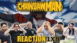 NOOOOOO WHYYY ??!!  | Chainsaw Man EP 1x8 REACTION! | Gunfire