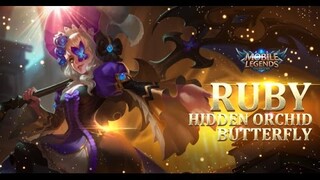 Mobile Legends: Bang bang!  Ruby NEW SKIN Hidden Orchid Butterfly