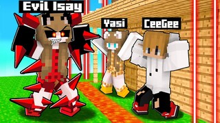SECURITY HOUSE vs EVIL Isay in Minecraft!