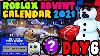 CLASSIC ROBLOX PACKAGE! ROBLOX ADVENT CALANDER 2021 DAY #6!