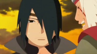 Sasuke traveled to the past, but his identity was discovered by Jiraiya!