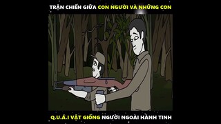 Trận chiến giữa con người và những con q.u.á.i vật giống người ngoài hành tinh...