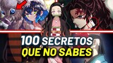 100 SECRETOS DE DEMON SLAYER QUE NO CONOCÍAS I KIMETSU NO YAIBA