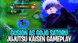 Gusion As GOJO SATORU From Jujutsu Kaisen Gameplay | Mobile Legends: Bang Bang