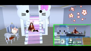 Basic Tutorial: Hello Kitty Bunk Beds for Boys and Girls in Sakura School Simulator