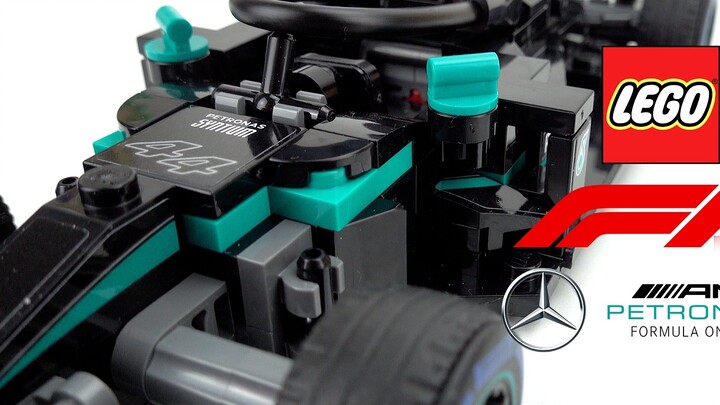 LEGO F1 is coming! 2022 latest speed champion Mercedes suit hands-on play