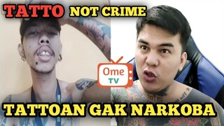 TATTO ITU SENI BUKAN KRIMINAL - TATTO NOT CRIME‼️- PRANK OME TV