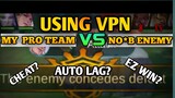 WHAT WILL HAPPEN IF I USED VPN IN MOBILE LEGENDS