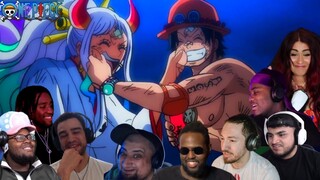 ACE X YAMATO ONE PIECE EPISODE 1013 BEST REACTION COMPILATION