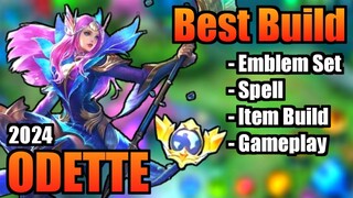 ODETTE BEST BUILD 2024 | TOP 1 GLOBAL ODETTE BUILD | ODETTE - MOBILE LEGENDS | MLBB