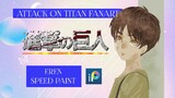 Attack on Titan Eren Yeager FanArt Illustration Speed Paint | ibisPaintX #3