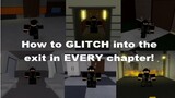 HOW TO GLITCH INTO THE EXIT IN EVERY CHAPTER IN ROBLOX PIGGY! [Roblox Piggy Glitches]