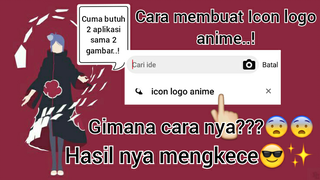 Toturial membuat Icon logo anime..! 1 menit jadi..! Hasil nya mengkece😎✨