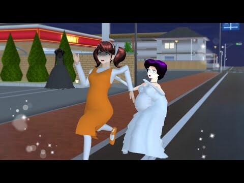 FUNNY PREGNANT "GHOST"👻😂||SAKURA SCHOOL SIMULATOR