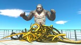 Fight Above Anaconda Cage - Animal Revolt Battle Simulator