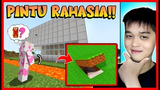 MOMON NGAMUK !! ATUN BANGUN PINTU RAHASIA DIRUMAH AMAN !! Feat @sapipurba Minecraft