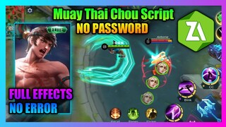 Chou Elite Skin NO PASSWORD | Muay Thai Chou Skin Script NO PASSWORD Khaleed Patch